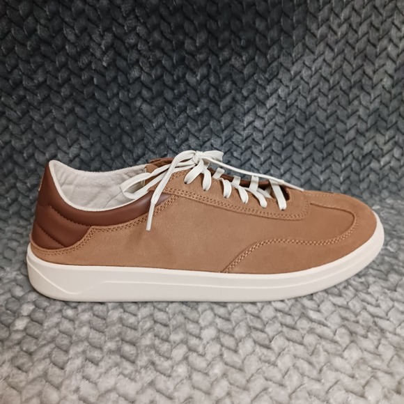 Olukai Punini Suede Men\'s Sneaker Shoes Tan Toffee Casual Lace Up Size 9.5 main image 6